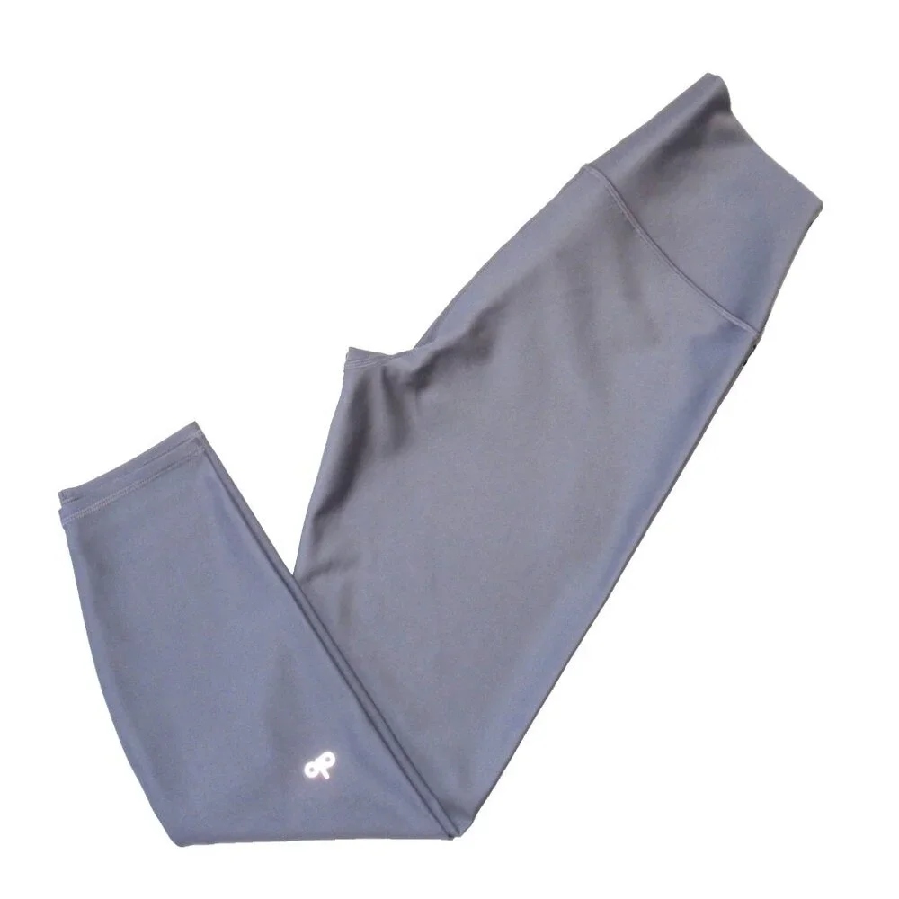 NWT Alo Yoga 7/8 High-Waist Airlift Legging in Fog Gray Stretch Workout L